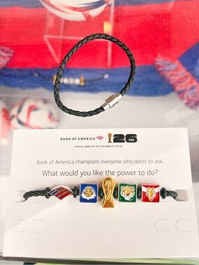 FIFA fan fest bracelet black small band